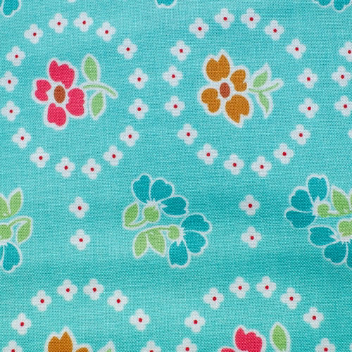 Granny Chic Curtains Teal