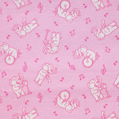 Nana Mae VI Musical Elephants Pink