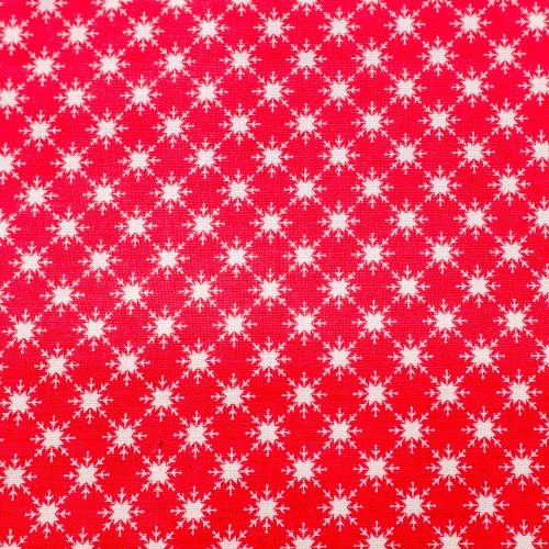 Christmas Adventure Quilty Snowflakes Scarlet